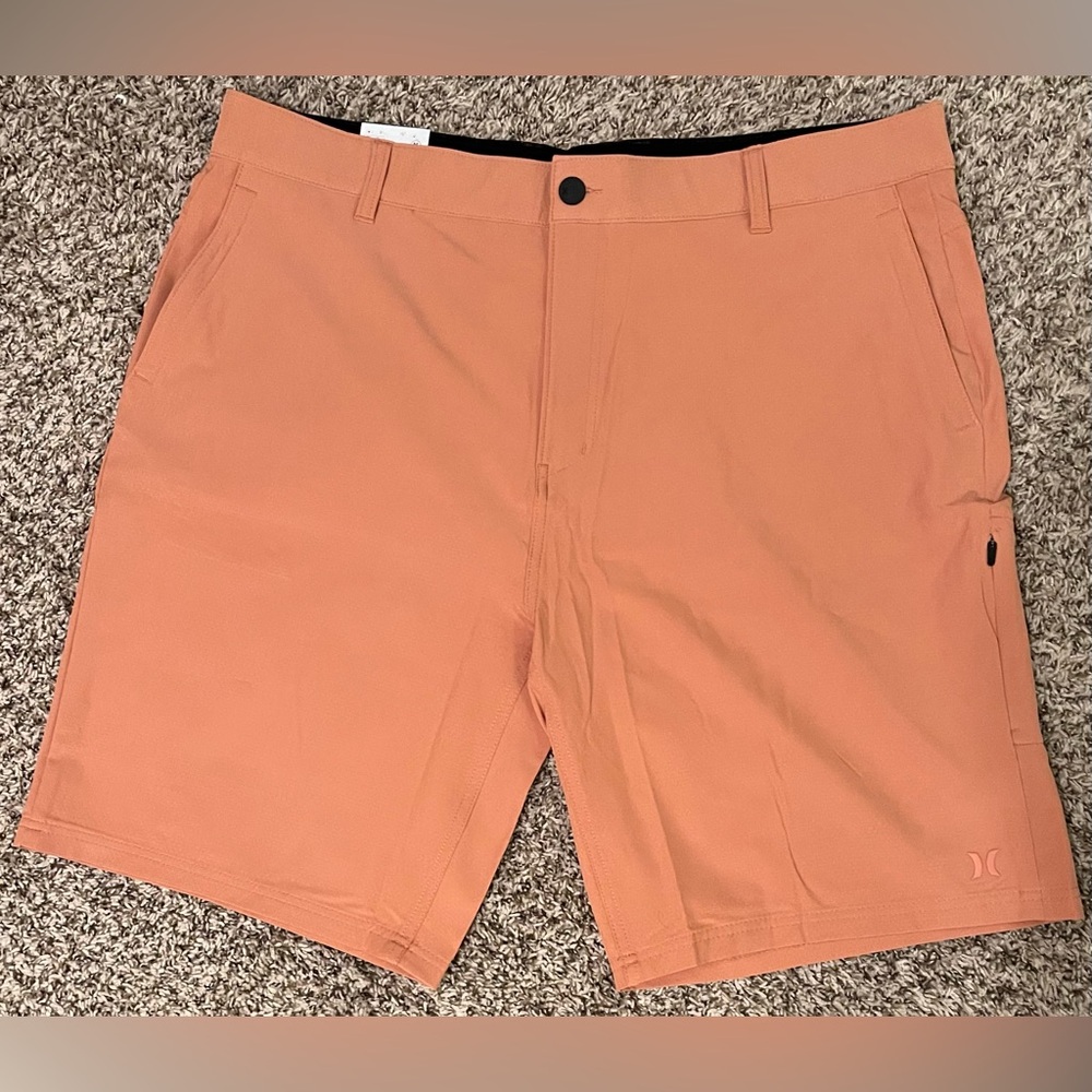 Hurley Men's Coral Flat Front Shorts